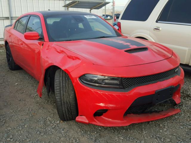 2C3CDXCT4HH545680 - 2017 DODGE CHARGER R/ ORANGE photo 1