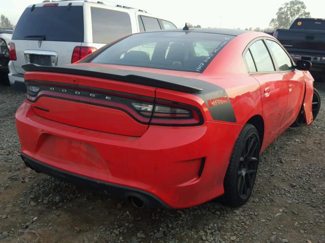 2C3CDXCT4HH545680 - 2017 DODGE CHARGER R/ ORANGE photo 4