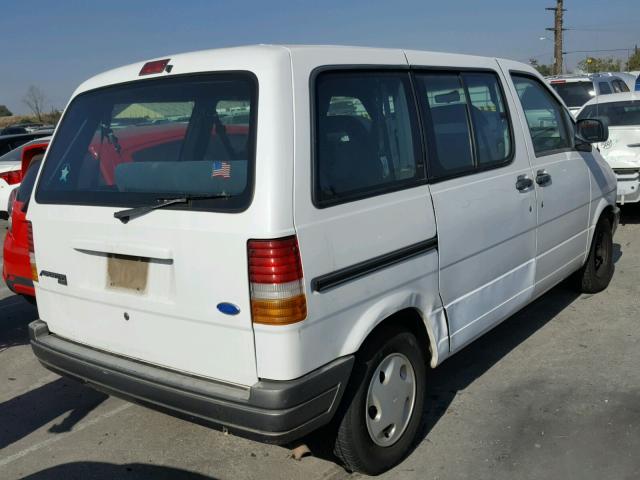 1FMCA11U3SZC21541 - 1995 FORD AEROSTAR WHITE photo 4