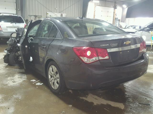 1G1PA5SG1E7285950 - 2014 CHEVROLET CRUZE LS GRAY photo 3