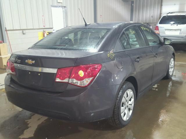 1G1PA5SG1E7285950 - 2014 CHEVROLET CRUZE LS GRAY photo 4