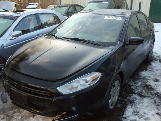 1C3CDFAA9ED724141 - 2014 DODGE DART SE BLACK photo 2