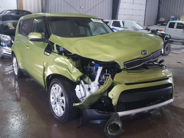 KNDJP3A58H7876653 - 2017 KIA SOUL + GREEN photo 1