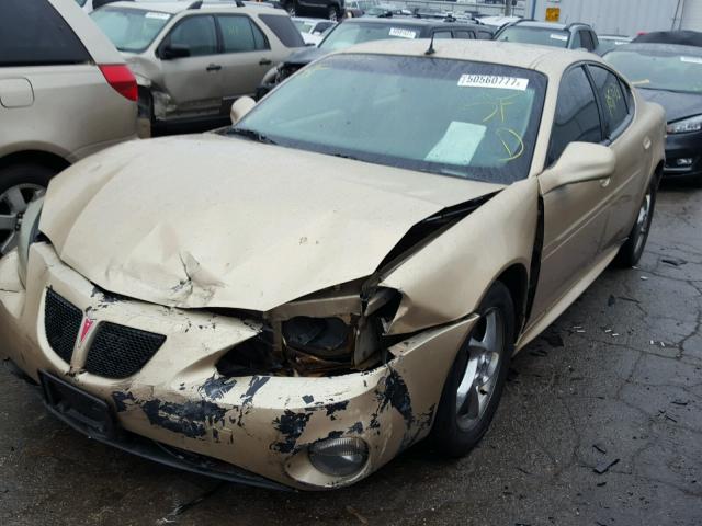 2G2WR524841211586 - 2004 PONTIAC GRAND PRIX GOLD photo 2