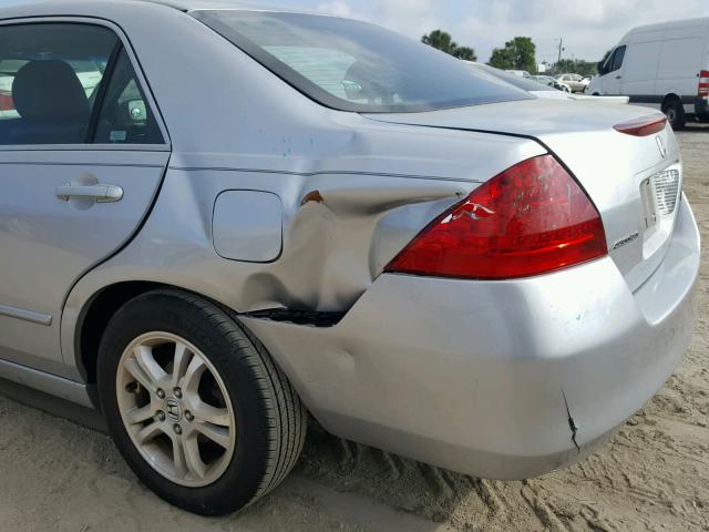 1HGCM56726A086533 - 2006 HONDA ACCORD EX SILVER photo 7