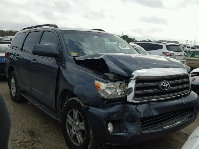 5TDZY64A08S007612 - 2008 TOYOTA SEQUOIA SR BLUE photo 1