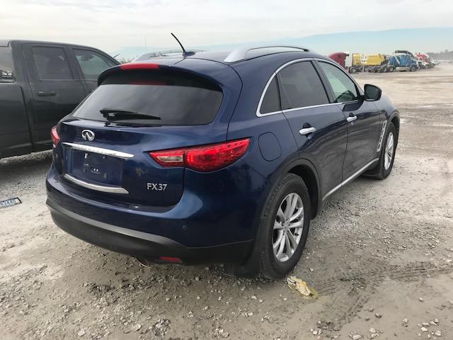 JN8CS1MU2DM141181 - 2013 INFINITI FX37 BLUE photo 4