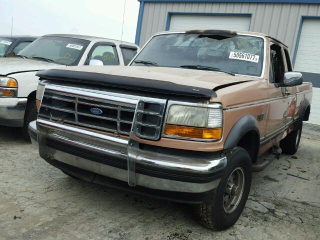 1FTEX14N0RKA31344 - 1994 FORD F150 BEIGE photo 2