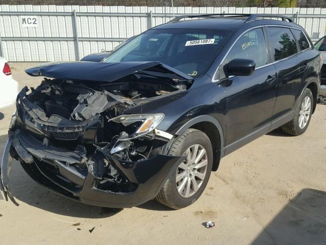 JM3TB38C370118990 - 2007 MAZDA CX-9 BLACK photo 2