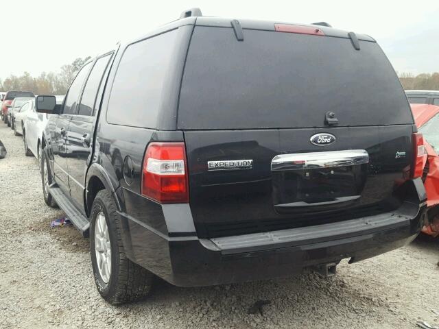 1FMJU1K52EEF46134 - 2014 FORD EXPEDITION BLACK photo 3