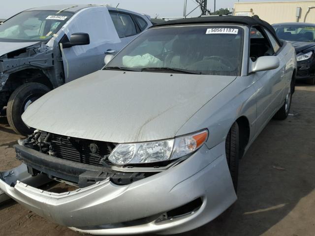 2T1FF28P42C575443 - 2002 TOYOTA CAMRY SOLA SILVER photo 2