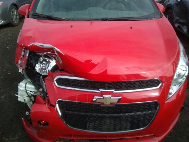 KL8CA6S90EC468432 - 2014 CHEVROLET SPARK LS RED photo 7