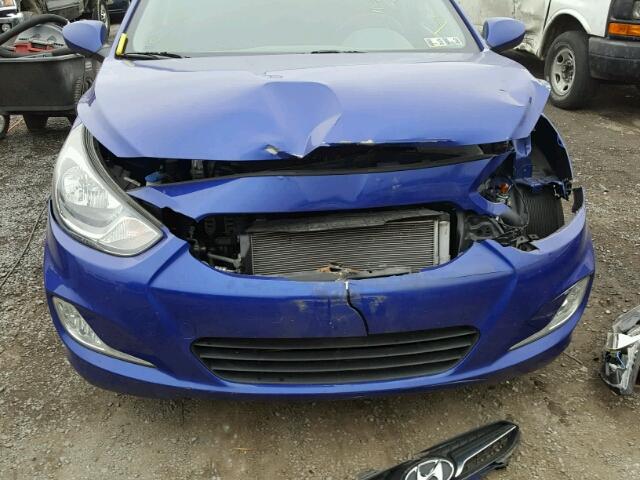 KMHCU5AE2CU052439 - 2012 HYUNDAI ACCENT GLS BLUE photo 9