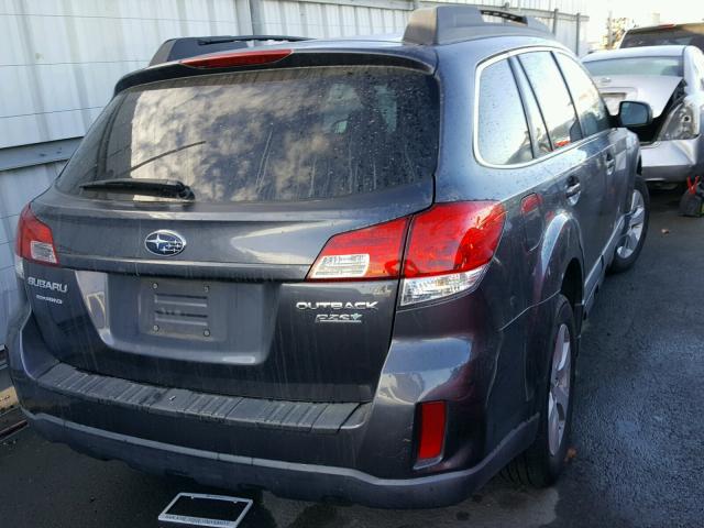 4S4BRBGCXA3326426 - 2010 SUBARU OUTBACK 2. GRAY photo 4