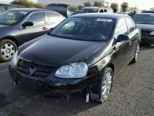 3VWRZ7AJ5AM105691 - 2010 VOLKSWAGEN JETTA SE BLACK photo 2