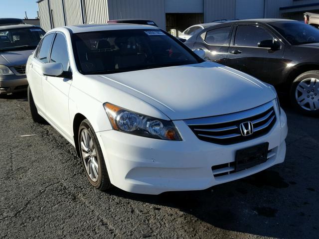 1HGCP2F8XCA077329 - 2012 HONDA ACCORD EXL WHITE photo 1