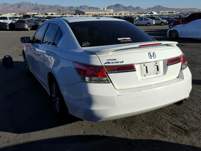 1HGCP2F8XCA077329 - 2012 HONDA ACCORD EXL WHITE photo 3