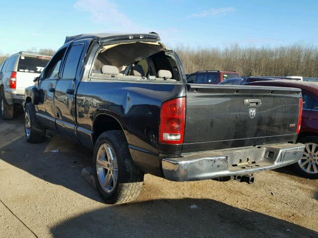 1D7HA18N06S642789 - 2006 DODGE RAM 1500 S BLACK photo 3