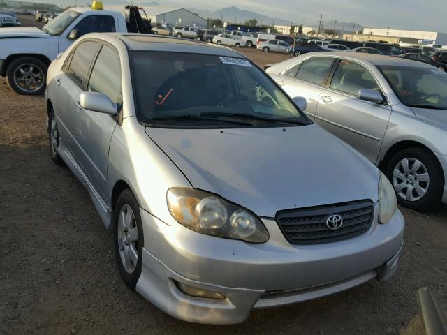 1NXBR32E66Z599203 - 2006 TOYOTA COROLLA CE SILVER photo 1