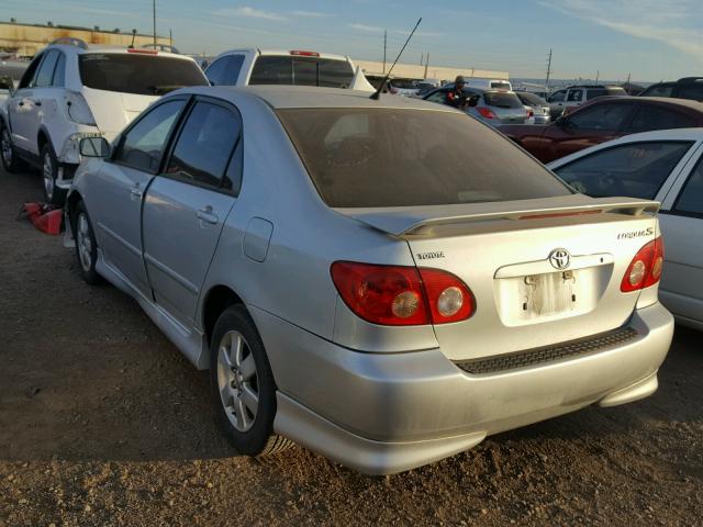 1NXBR32E66Z599203 - 2006 TOYOTA COROLLA CE SILVER photo 3