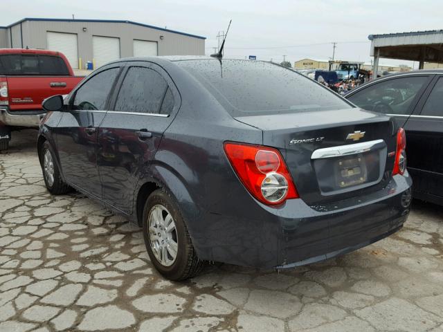 1G1JC5SB0D4133890 - 2013 CHEVROLET SONIC LT GRAY photo 3