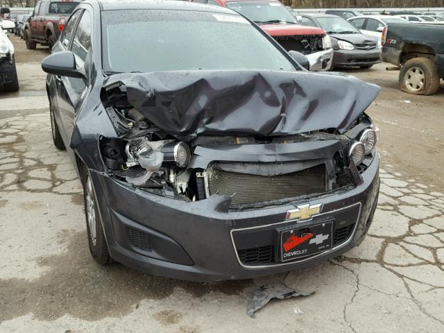 1G1JC5SB0D4133890 - 2013 CHEVROLET SONIC LT GRAY photo 9