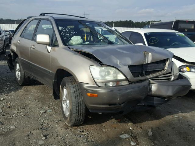 JTJGF10U820125320 - 2002 LEXUS RX 300 GOLD photo 1