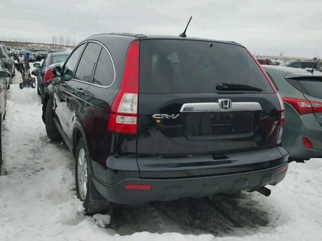 5J6RE48709L804273 - 2009 HONDA CR-V EXL BLACK photo 3