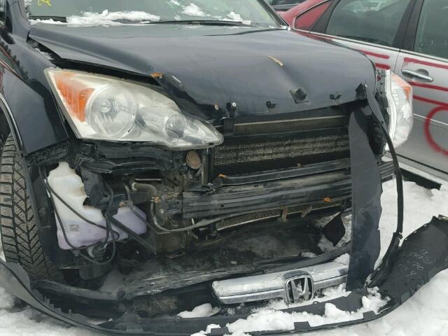 5J6RE48709L804273 - 2009 HONDA CR-V EXL BLACK photo 9