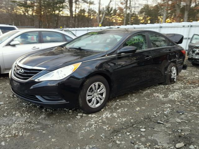 5NPEB4AC5CH332538 - 2012 HYUNDAI SONATA GLS BLACK photo 2