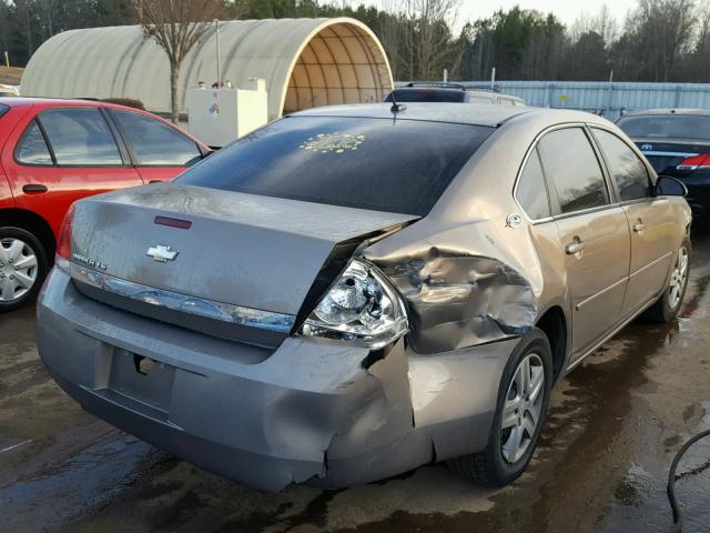 2G1WB58K269132983 - 2006 CHEVROLET IMPALA LS GRAY photo 4