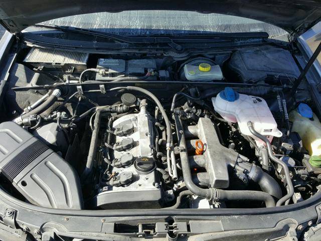 WAUJC68E83A382112 - 2003 AUDI A4 1.8T GRAY photo 7