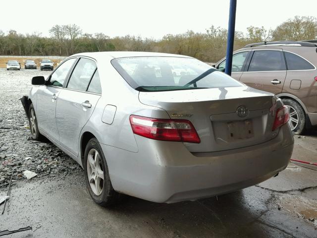 4T1BE46K97U033684 - 2007 TOYOTA CAMRY NEW SILVER photo 3