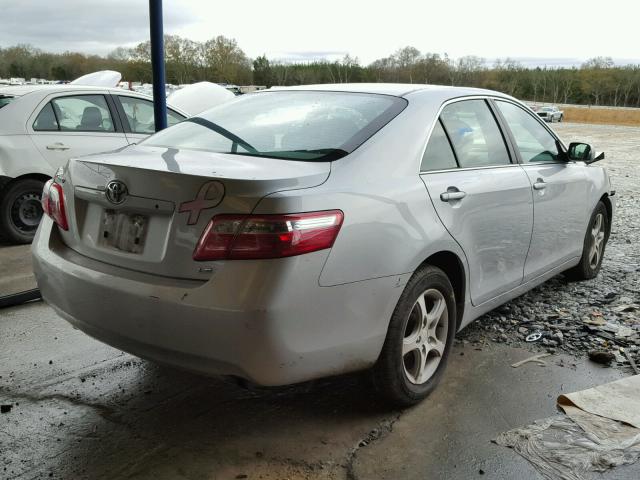 4T1BE46K97U033684 - 2007 TOYOTA CAMRY NEW SILVER photo 4