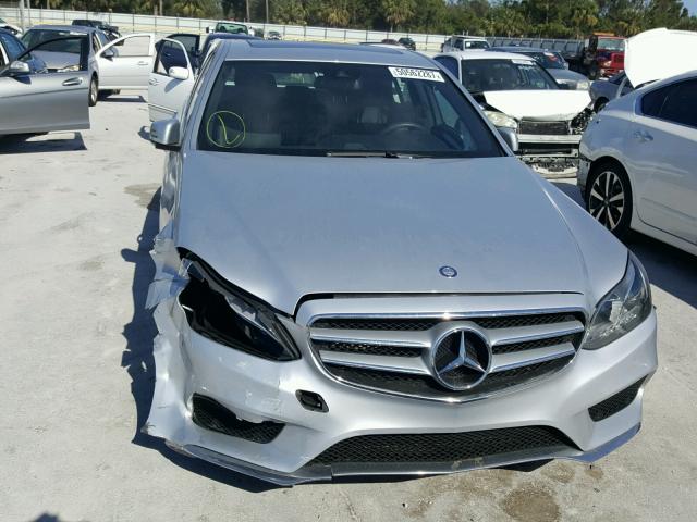 WDDHF5KB4EA978022 - 2014 MERCEDES-BENZ E 350 SILVER photo 9