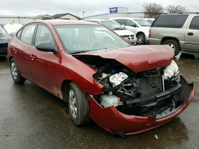 KMHDU46D68U497417 - 2008 HYUNDAI ELANTRA GL BURGUNDY photo 1