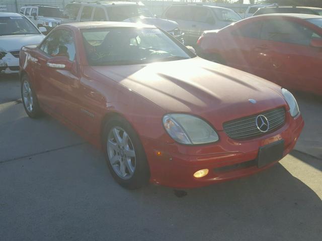 WDBKK49F02F244814 - 2002 MERCEDES-BENZ SLK 230 KO RED photo 1