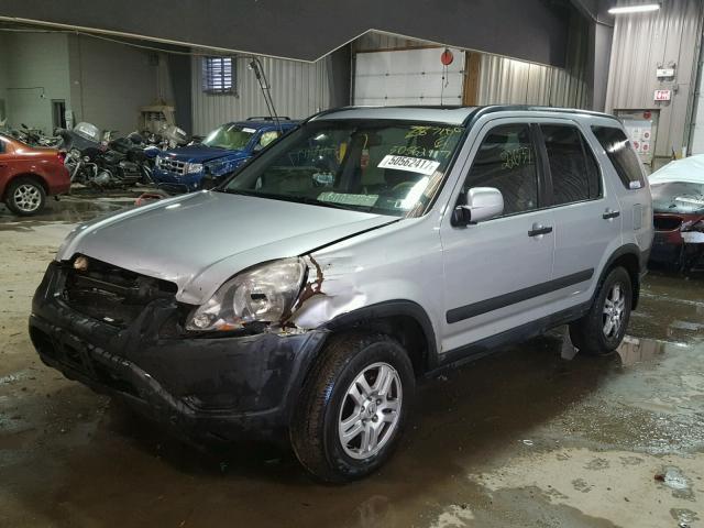 JHLRD78832C027180 - 2002 HONDA CR-V EX SILVER photo 2