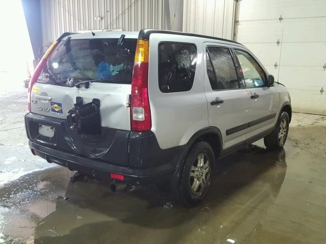 JHLRD78832C027180 - 2002 HONDA CR-V EX SILVER photo 4