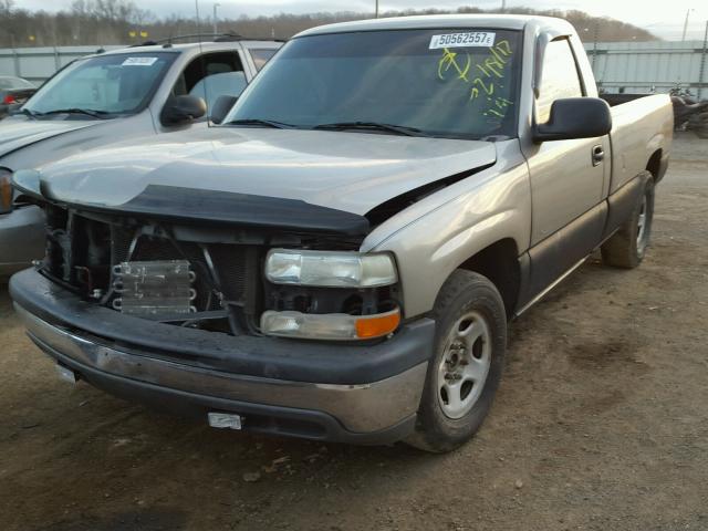 1GCEC14V8YZ182434 - 2000 CHEVROLET SILVERADO TAN photo 2