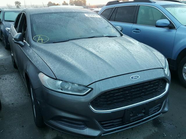 3FA6P0H7XDR345166 - 2013 FORD FUSION SE GRAY photo 1