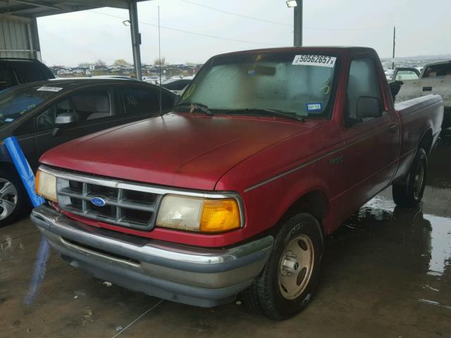 1FTCR10A2RPC37188 - 1994 FORD RANGER RED photo 2