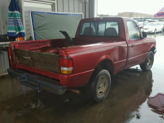 1FTCR10A2RPC37188 - 1994 FORD RANGER RED photo 4