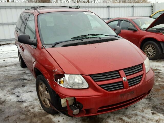 2D4GP44L76R913832 - 2006 DODGE GRAND CARA MAROON photo 1