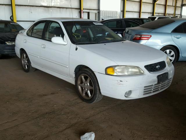 3N1BB51D21L113988 - 2001 NISSAN SENTRA SE WHITE photo 1