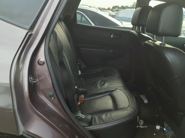 JN8AS5MT5AW003821 - 2010 NISSAN ROGUE S BROWN photo 6