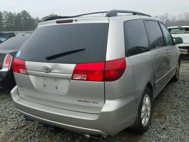 5TDZA22C04S062797 - 2004 TOYOTA SIENNA XLE GRAY photo 4