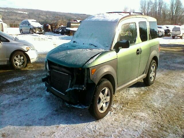 5J6YH28665L003744 - 2005 HONDA ELEMENT EX GREEN photo 2