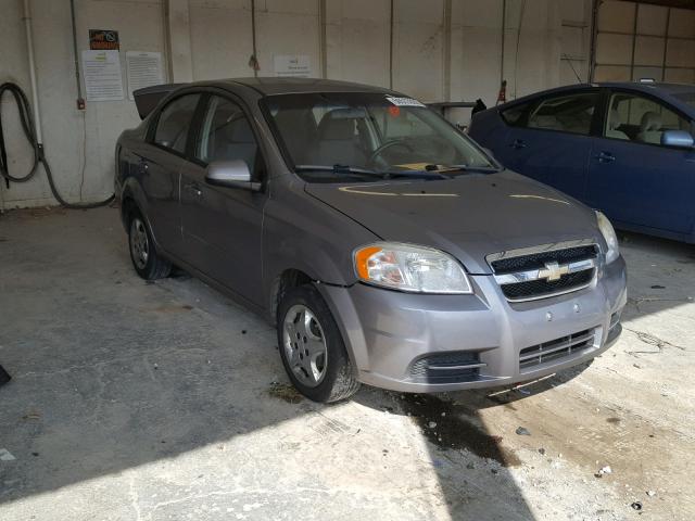 KL1TD5DE9BB218179 - 2011 CHEVROLET AVEO LS GRAY photo 1
