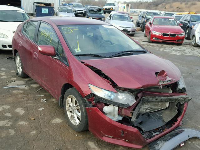 JHMZE2H73AS003078 - 2010 HONDA INSIGHT EX BURGUNDY photo 1